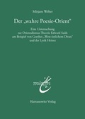 Cover: Der "wahre Poesie-Orient" - Harrassowitz Verlag