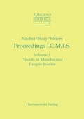 Cover: Proceedings of the First International Conference on Manchu-Tungus Studies (Bonn, August 28 - September 1, 2000) - Harrassowitz Verlag