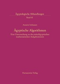 Abbildung von: Ägyptische Algorithmen - Harrassowitz Verlag
