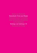 Cover: Burushaski-Texte aus Hispar - Harrassowitz Verlag