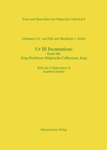 Cover: Ur III Incantations from the Frau Professor Hilprecht-Collection, Jena - Harrassowitz Verlag