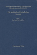 Cover: Die lateinischen Handschriften bis 1600 - Harrassowitz Verlag