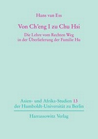 Abbildung von: Von Ch'eng I zu Chu Hsi - Harrassowitz Verlag