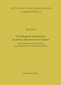 Cover: Technologische Innovation im zweiten Jahrtausend vor Christus - Harrassowitz Verlag