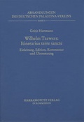 Cover: Wilhelm Tzewers - Itinerarius terre sancte - Harrassowitz Verlag