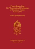 Cover: Proceedings of the XVth International Conference of Ethiopian Studies - Harrassowitz Verlag