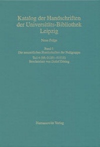 Abbildung von: Catalogus codicum manuscriptorum Bibliothecae Universitatis Lipsiensis... / Neue Folge / Die neuzeitlichen Handschriften der Nullgruppe (Ms 01201-01518) - Harrassowitz Verlag