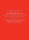 Cover: Die Philosophie der Leere - Harrassowitz Verlag