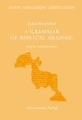 Cover: A Grammar of Biblical Aramaic - Harrassowitz Verlag