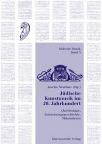 Abbildung von: Jüdische Kunstmusik im 20. Jahrhundert - Harrassowitz Verlag
