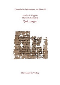Enlarge image Cover: Quittungen - Harrassowitz Verlag