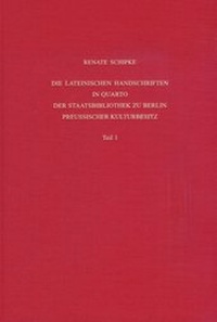 Abbildung von: Staatsbibliothek zu Berlin - Preussischer Kulturbesitz. Kataloge... / Erste Reihe. Handschriften / Die lateinischen Handschriften in Quarto der Staatsbibliothek zu Berlin - Preußischer Kulturbesitz - Harrassowitz Verlag