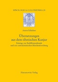 Cover: &Uuml;bersetzungen aus dem tibetischen Kanjur - Harrassowitz Verlag