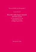 Cover: Richerche sulla lingua osmanli del XVI secolo - Harrassowitz Verlag