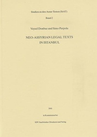 Enlarge image Cover: Neo-Assyrian Legal Texts in Istanbul - Harrassowitz Verlag