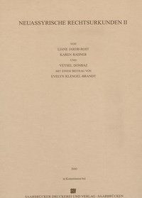 Enlarge image Cover: Neuassyrische Rechtsurkunden II - Harrassowitz Verlag