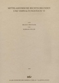 Cover: Mittelassyrische Rechtsurkunden und Verwaltungstexte VI - Harrassowitz Verlag
