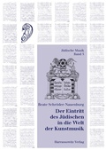 Cover: "Der Eintritt des J&uuml;dischen in die Welt der Kunstmusik" - Harrassowitz Verlag