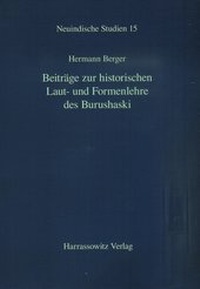 Abbildung von: Beiträge zur historischen Laut- und Formenlehre des Burushaski - Harrassowitz Verlag