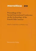 Cover: Proceedings of the Second International Conference on the Archaeology of the Fourth Nile Cataract - Harrassowitz Verlag