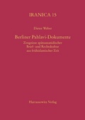 Cover: Berliner Pahlavi-Dokumente - Harrassowitz Verlag