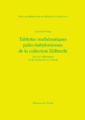 Cover: Tablettes math&eacute;matiques de la collection Hilprecht - Harrassowitz Verlag