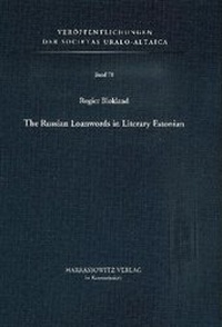 Abbildung von: The Russian Loanwords in Literary Estonian - Harrassowitz Verlag