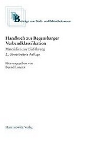 Abbildung von: Handbuch zur Regensburger Verbundklassifikation - Harrassowitz Verlag