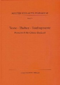 Enlarge image Cover: Texte - Theben - Tonfragmente - Harrassowitz Verlag