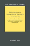 Cover: Bibliographie zum Alt&auml;gyptischen Totenbuch - Harrassowitz Verlag