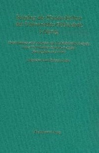 Abbildung von: Katalog der Handschriften der Universitätsbibliothek Leipzig - Harrassowitz Verlag