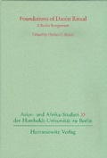 Cover: Foundations of Daoist Ritual - Harrassowitz Verlag
