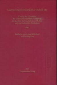 Abbildung von: Inkunabeln in Baden-Württemberg. Bestandskataloge / Universitätsbibliothek Heidelberg - Harrassowitz Verlag