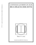 Cover: Leipziger Jahrbuch zur Buchgeschichte. Eine Ver&ouml;ffentlichung der... - Harrassowitz Verlag