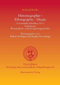 Cover: Historiographie - Ethnographie - Utopie - Harrassowitz Verlag