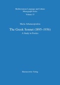 Cover: The Greek Sonnet (1895-1936) - Harrassowitz Verlag