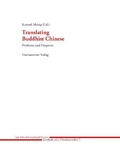 Cover: Translating Buddhist Chinese - Harrassowitz Verlag