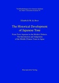 Cover: The Historical Development of Japanese Tone - Harrassowitz Verlag