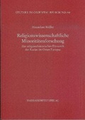 Cover: Religionswissenschaftliche Minorit&auml;tenforschung - Harrassowitz Verlag