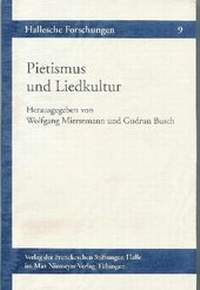 Abbildung von: Pietismus und Liedkultur - Harrassowitz Verlag