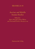 Cover: Ancient and Middle Iranian Studies - Harrassowitz Verlag