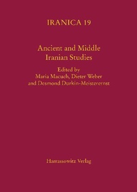 Enlarge image Cover: Ancient and Middle Iranian Studies - Harrassowitz Verlag