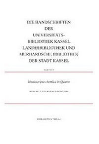 Abbildung von: Manuscripta chemica in Quarto - Harrassowitz Verlag