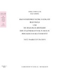 Cover: Der handschriftliche Nachlass Jean Pauls und die Jean- Paul-Best&auml;nde der Staatsbibliothek zu Berlin - Preu&szlig;ischer Kulturbesitz - Harrassowitz Verlag