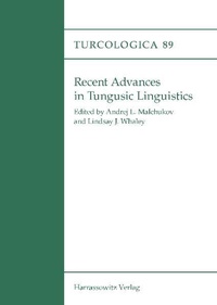 Enlarge image Cover: Recent Advances in Tungusic Linguistics - Harrassowitz Verlag