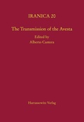 Cover: The Transmission of the Avesta - Harrassowitz Verlag