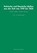 Cover: Polnische und litauische Idyllen aus der Zeit von 1747 bis 1825 - Harrassowitz Verlag