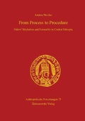 Cover: From Process to Procedure. Elders' Mediation and Formality in Central Ethiopia - Harrassowitz Verlag