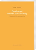Cover: Examination into the True Teaching - Harrassowitz Verlag