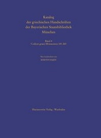 Abbildung von: Codices graeci Monacenses 181-265 - Harrassowitz Verlag